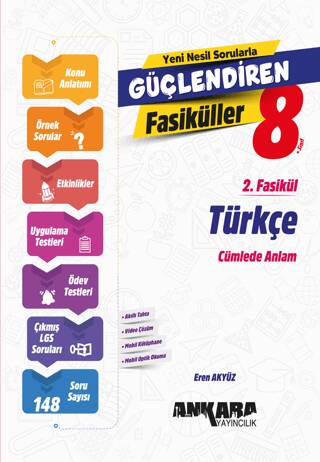 8. Sınıf Türkçe Güçlendiren 2. Fasikül - 1