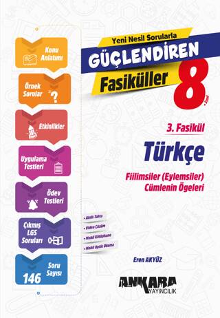 8. Sınıf Türkçe Güçlendiren 3. Fasikül - 1