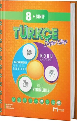 8. Sınıf Türkçe İntro Defter Kitap - 1