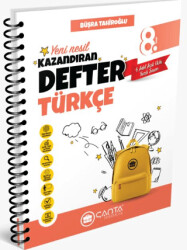 8. Sınıf Türkçe Okula Yardımcı Kazandıran Defter - 1