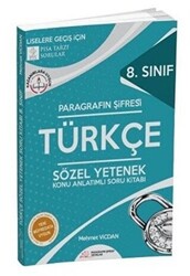 8. Sınıf Türkçe Sözel Yetenek Konu Anlatımlı Soru Kitabı - 1