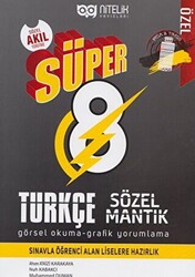 8. Sınıf Türkçe Süper Sözel Mantık Görsel Okuma ve Grafik Yorumlama Soru Kitabı - 1