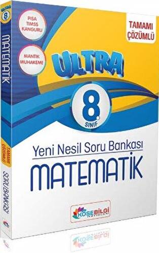 8. Sınıf Ultra Matematik Çözümlü Soru Bankası - 1