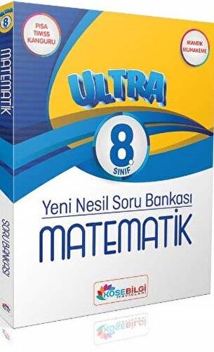 8. Sınıf Ultra Matematik Soru Bankası Çözümsüz - 1