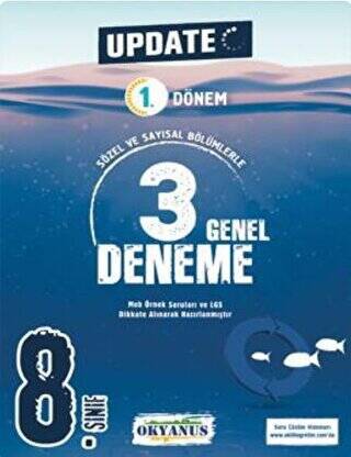 8. Sınıf Update 1. Dönem 3 Genel Deneme - 1