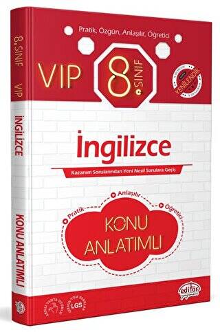 8. Sınıf VIP İngilizce Konu Anlatımlı - 1