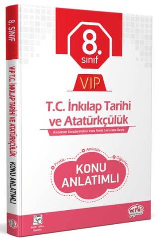 8. Sınıf VIP T.C. İnkılap Tarihi ve Atatürkçülük Konu Anlatımı - 1