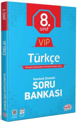 8. Sınıf VIP Türkçe Soru Bankası - 1