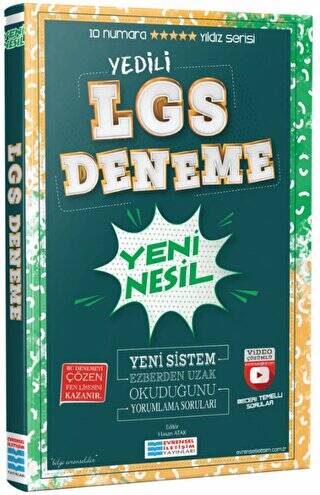 8. Sınıf Yeni Nesil LGS Yedili Deneme - 1