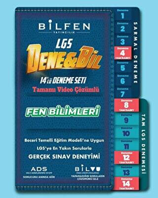 8.Sınıf Denebil Fen Bilimleri 14`lü Deneme Seti - 1