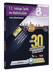 8.Sınıf Kazandıran T.C. İnkılap Tarihi ve Atatürkçülük 30 Kazandıran Deneme - 1