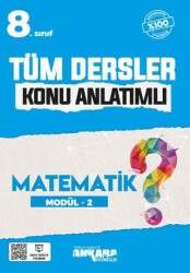 8.Sınıf Tüm Dersler Konu Anlatımlı Matematik Modül-2 - 1