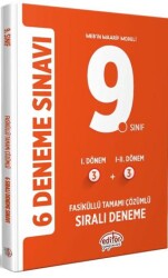 9. Sınıf 3+3 Fasiküllü Tamamı Çözümlü 6 Deneme Sınavı - 1