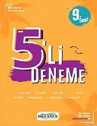 9. Sınıf 5`li Deneme - 1