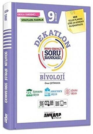 9. Sınıf Dekatlon Biyoloji Konu Özetli Soru Bankası - 1