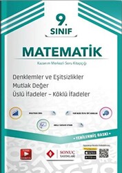 9. Sınıf Denklemler ve Eşitsizlikler Mutlak Değer Üslü İfadeler, Köklü İfadeler 2022-2023 - 1