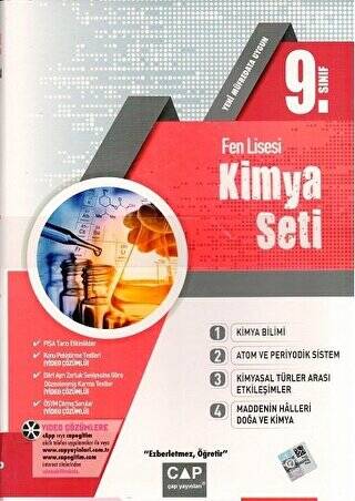 9. Sınıf Fen Lisesi Kimya Seti - 1