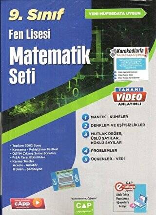 9. Sınıf Fen Lisesi Matematik Seti - 1