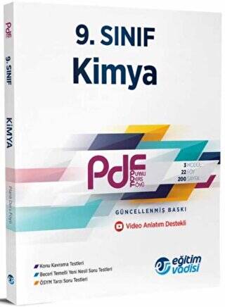 9. Sınıf Kimya Güncel PDF Planlı Ders Föyü - 1