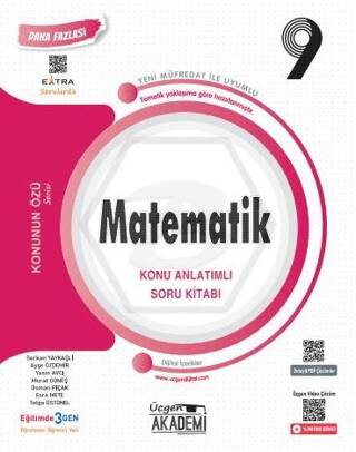 9. Sınıf Matematik Konu Anlatımlı Soru Kitabı - 1