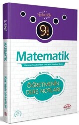 9. Sınıf Matematik Öğretmenin Ders Notları - 1