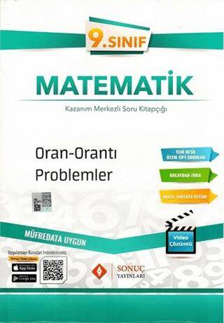 9. Sınıf Matematik Oran Orantı Problemler Soru Bankası - 1