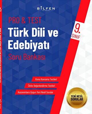 9. Sınıf Pro Test Türk Dili ve Edebiyatı Soru Bankası - 1