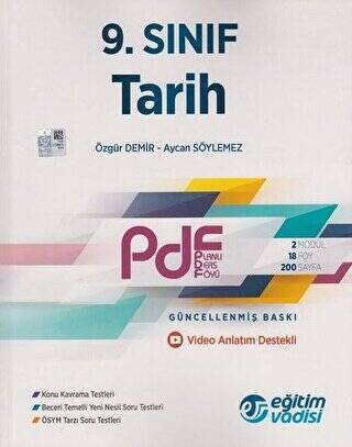 9. Sınıf Tarih PDF Planlı Ders Föyü Video Anlatım Destekli - 1