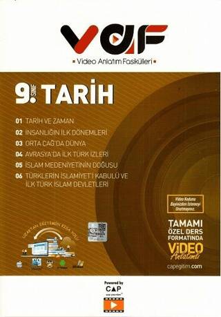 9. Sınıf Tarih Video Anlatım Fasikülleri - 1