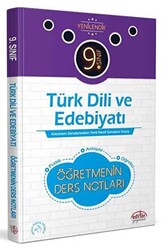 9. Sınıf Türk Dili Edebiyatı Öğretmenin Ders Notları - 1