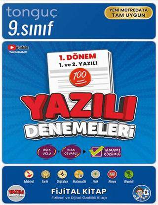 9. Sınıf Yazılı Denemeleri 1. Dönem 1 ve 2. Yazılı - 1