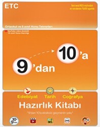 9`dan 10`a Edebiyat Tarih Coğrafya Hazırlık Kitabı - 1