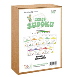 9x9 Eğitici ve Eğlenceli 10 Adet Çerez Sudoku Set - 1