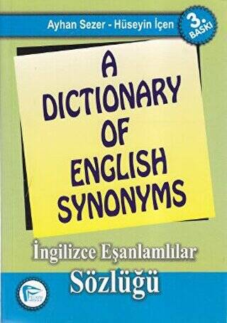 A Dictionary of English Synonyms - İngilizce Eşanlamlılar Sözlüğü - 1