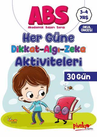 ABS 3-4 Yaş Her Güne Dikkat-Algı-Zeka Aktiviteleri 30 Gün - 1