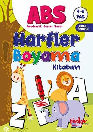 ABS 4-6 Yaş Harfler Boyama Kitabım - 1