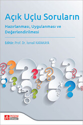 Açık Uçlu Soruların Hazırlanması Uygulanması ve Değerlendirilmesi - 1