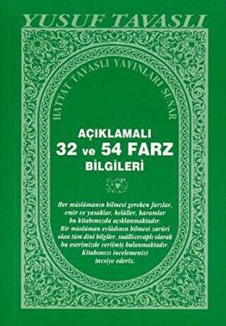 Açıklamalı 32 ve 54 Farz Bilgileri C11 - 1