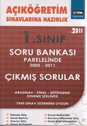 Açıköğretim Sınavlarına Hazırlık 1. Sınıf 2012 - 1