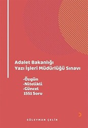 Adalet Bakanlığı Yazı İşleri Müdürlüğü Sınavı - 1