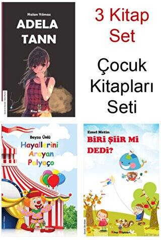 Adela Tann - Biri Şiir Mi Dedi? - Hayallerini Arayan Palyaço Çocuk Kitapları Seti 3 Kitap - 1