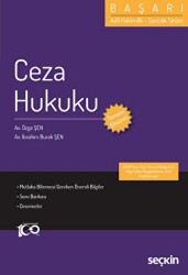 Adli Hakimlik Savcılık Sınavı BAŞARI - Ceza Hukuku - 1