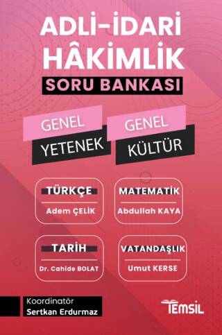 Adli- İdari Hakimlik Genel Yetenek - Genel Kültür Soru Bankası - 1