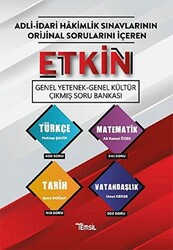 Adli-İdari Hakimlik Sınavlarının Orijinal Sorularını İçeren - Etkin Genel Yetenek-Genel Kültür Çıkmış Soru Bankası - 1