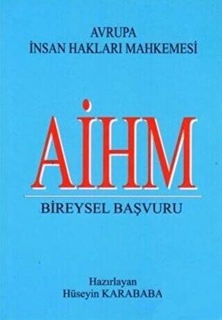 AİHM Bireysel Başvuru - 1