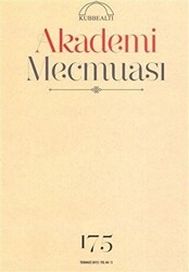 Akademi Mecmuası Sayı: 175 Temmuz 2015 - 1