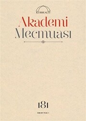 Akademi Mecmuası Sayı: 181 Ocak 2017 - 1