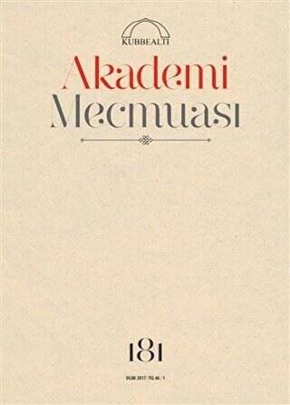 Akademi Mecmuası Sayı: 181 Ocak 2017 - 1