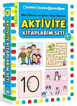 Aktivite Kitaplarım Seti 4+ Yaş - Okul Öncesi ve Erken Okul Dönemi - 1