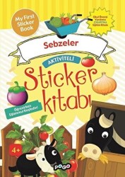 Aktiviteli Sticker Kitabı - Sebzeler - 1